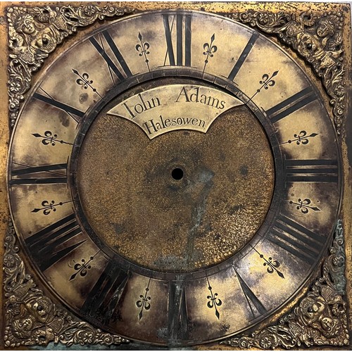 55C - A COLLECTION OF TWELVE 18TH/19TH CENTURY LONGCASE CLOCK 
Dials two signed John Adams Halesowen, Felt... 