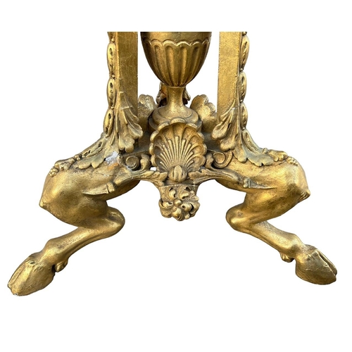 272 - MANY OF ROBERT ADAM, A PAIR OF 19TH CENTURY NEOCLASSICAL DESIGN CARVED GILTWOOD TORCHERE STANDS
The ... 