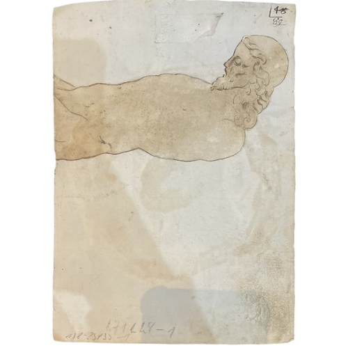 292 - MANNER OF LUCA GIORDANO, NAPLES, 1634 - 1705, 17TH CENTURY ITALIAN PEN, INK AND WASH DRAWING
Study, ... 