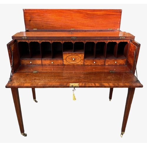 230 - JOHN BROADWOOD AND SONS, LONDON, 1790, A MAHOGANY AND INLAID SPINNET (CONVERTED TO A WRITING TABLE)
... 