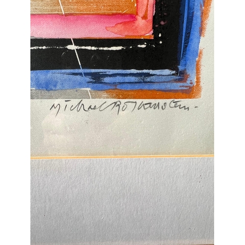 247 - MICHAEL ROTHENSTEIN, 1908 - 1993, LIMITED EDITION (13/28) SCREEN PRINT WITH WOODBLOCK AND HAND COLOU... 