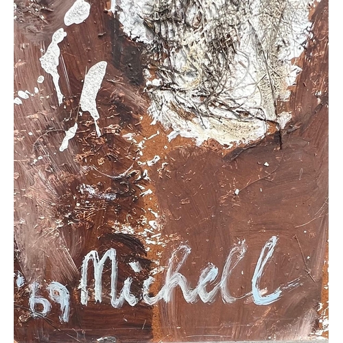 272 - KEITH JOSEPH MICHELL, AUSTRALIAN, 1926 - 2015, OIL MIXED MEDIA ON BOARD
Abstract, titled ‘Don Quixot... 