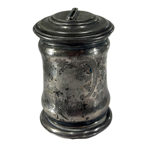 24 - AUSTRIAN OR GERMAN, A LARGE LATE 18TH/EARLY 19TH SILVER LADLE AND MUG, TOGETHER WITH LATER GERMAN SI... 