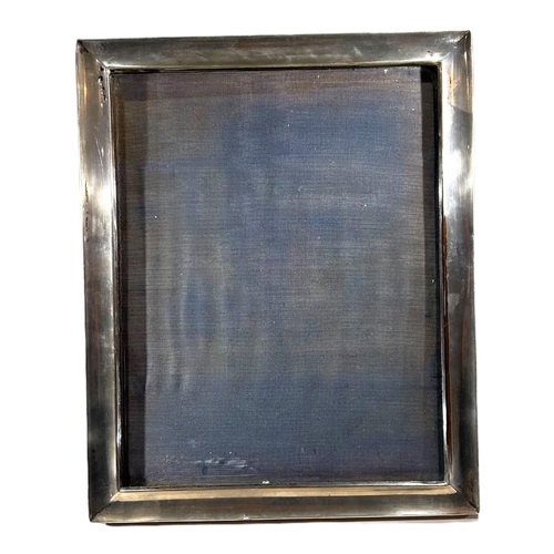 5 - A&J ZIMMERMAN LTD, LARGE EARLY 20TH CENTURY SILVER FRONTED PICTURE FRAME, HALLMARKED BIRMINGHAM, 191... 