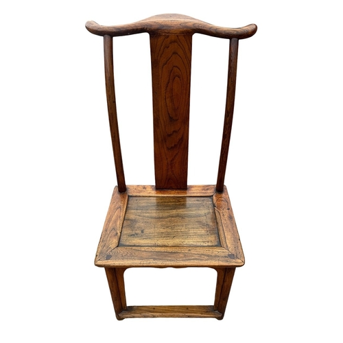 10 - THREE CHINESE HARDWOOD ITEMS
To include a carved two tier stand, hat chair and small table.
(stand 8... 