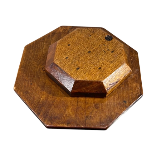 119 - A 19TH CENTURY VICTORIAN OCTAGONAL CARVED WOOD SOLITAIRE GAME
With thirty-two 19th Century glass mar... 