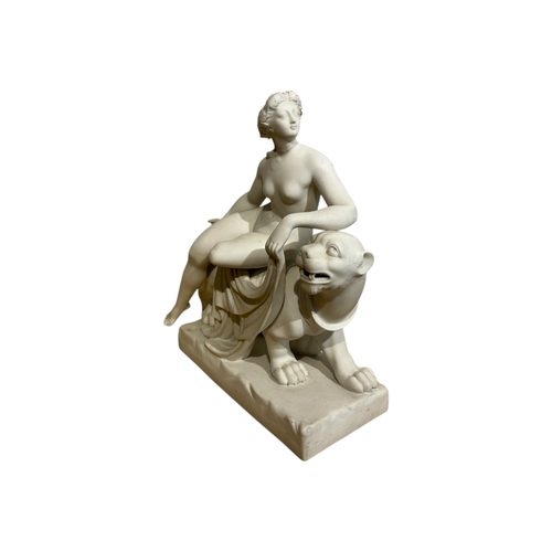 142A - AFTER JOHN BELL FOR MINTON, A LATE 19TH/EARLY 20TH CENTURY PARIAN FIGURAL GROUP
Ariadne and the Pant... 