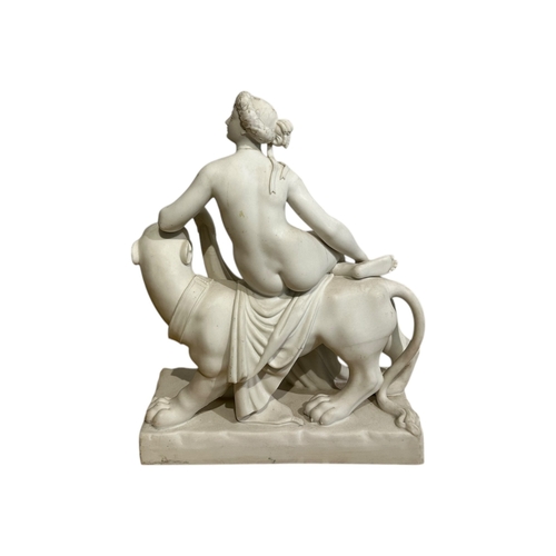 142A - AFTER JOHN BELL FOR MINTON, A LATE 19TH/EARLY 20TH CENTURY PARIAN FIGURAL GROUP
Ariadne and the Pant... 