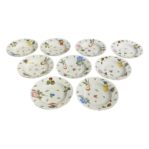 144A - HEREND, HUNGARY, A COLLECTION OF 20TH CENTURY ‘MARKET GARDEN’ PATTERN PORCELAIN PART DINNER SERVICE
... 