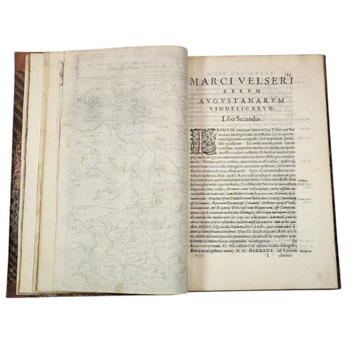 4 - WELSER. Marcus (1558-1614). 
Rerum Augusta Nar. Vindelicar(um) libri octo. 
Venice, (Aldlus Manutius... 