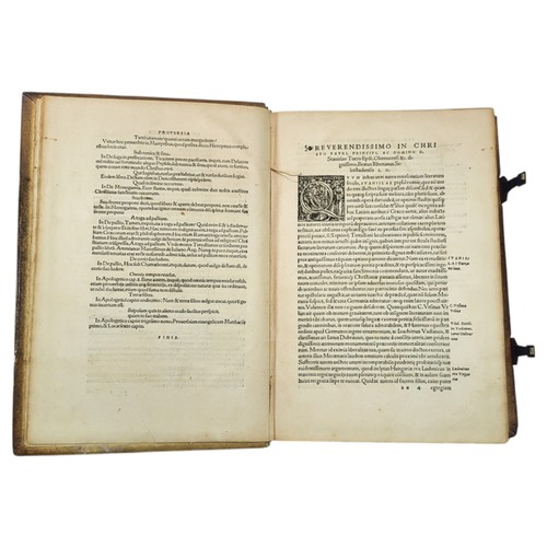 7 - Tertullian: Opera Q. Septimii Florentis Tertulliani Carthaginensis. Edited by Beatus Rhenanus. 
Base... 