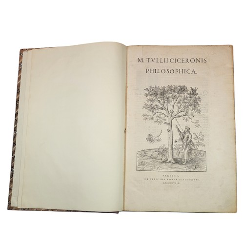 14 - Cicero, Marcus Tullius. 
Opera. Ex Petri Victorii Codicibus maxima ex parte descripta Rhetorica; .Ep... 