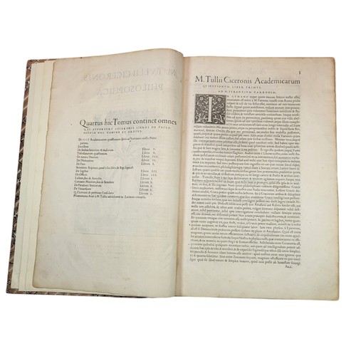 14 - Cicero, Marcus Tullius. 
Opera. Ex Petri Victorii Codicibus maxima ex parte descripta Rhetorica; .Ep... 