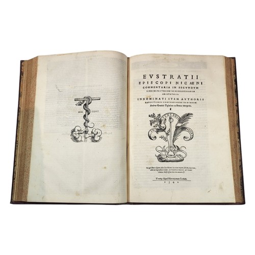 15 - Joannes Philoponus
Commentaria super libros priorum resolutiorum Aristotelis. Venice: G. Scoto, 1560... 