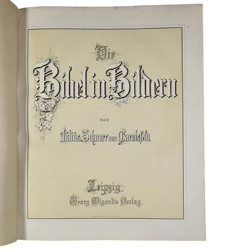 16 - Die Bibel in Bildern. (240 Darstellungen, erfunden und auf Holz gezeichnet von Julius Schnorr von Ca... 