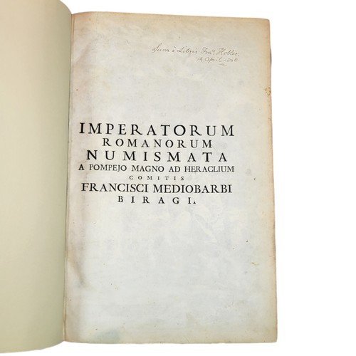 19 - Occo, Adolf. 
Imperatorum Romanorum Numismata to Pompejo Magno ad Heraclium.
Milan, Printing house o... 