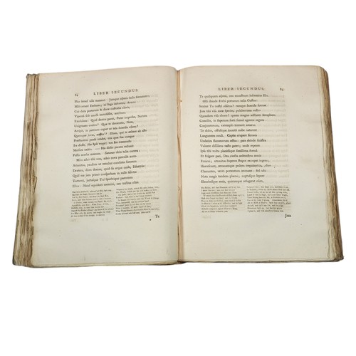 26 - John Milton.
Paradisus Amissus. Poema A Joannis Miltonni.; Latine Redditum A Guileilmo Dobson, LL.B.... 