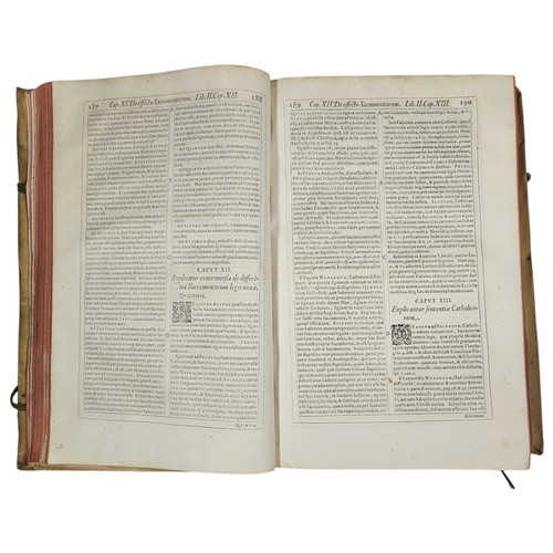 39 - Robert Bellarmine; Disputationes Controversiis Christianae Fidei, 3 Vols, 1590-93
Disputationes Robe... 