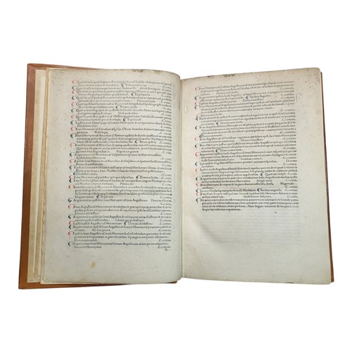 40 - HIERONYMUS, Eusebius (Saint, 345?-420).
Epistolae. With the tables of Theodorus v 1480 Lelius. Parma... 