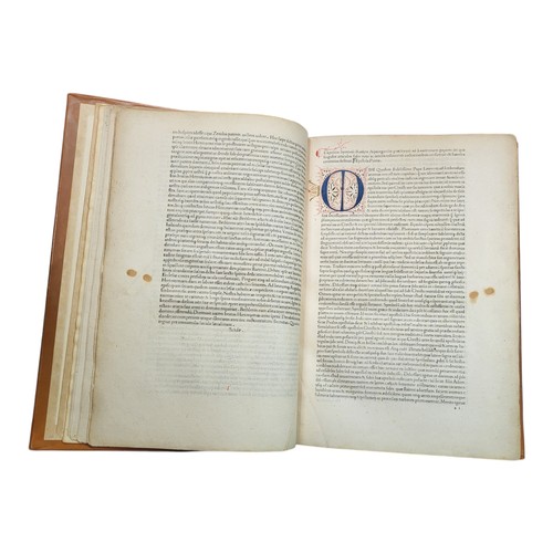 40 - HIERONYMUS, Eusebius (Saint, 345?-420).
Epistolae. With the tables of Theodorus v 1480 Lelius. Parma... 