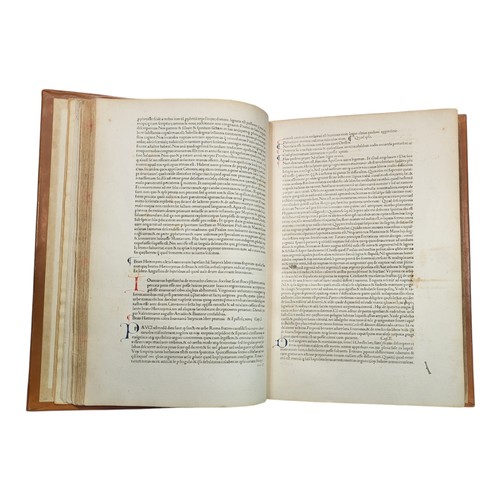 40 - HIERONYMUS, Eusebius (Saint, 345?-420).
Epistolae. With the tables of Theodorus v 1480 Lelius. Parma... 