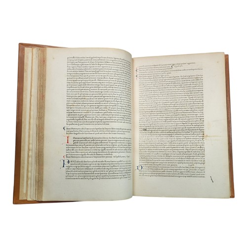 40 - HIERONYMUS, Eusebius (Saint, 345?-420).
Epistolae. With the tables of Theodorus v 1480 Lelius. Parma... 