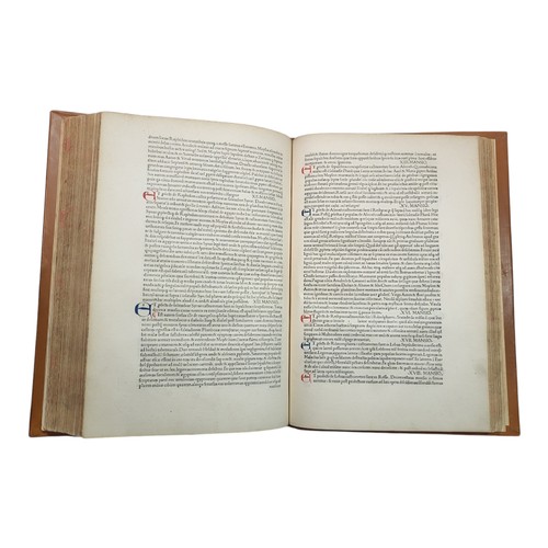 40 - HIERONYMUS, Eusebius (Saint, 345?-420).
Epistolae. With the tables of Theodorus v 1480 Lelius. Parma... 