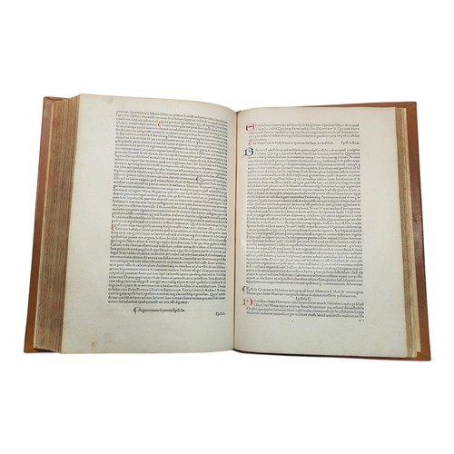 40 - HIERONYMUS, Eusebius (Saint, 345?-420).
Epistolae. With the tables of Theodorus v 1480 Lelius. Parma... 