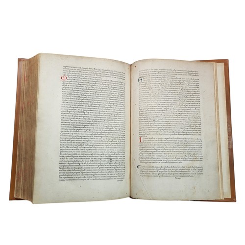 40 - HIERONYMUS, Eusebius (Saint, 345?-420).
Epistolae. With the tables of Theodorus v 1480 Lelius. Parma... 