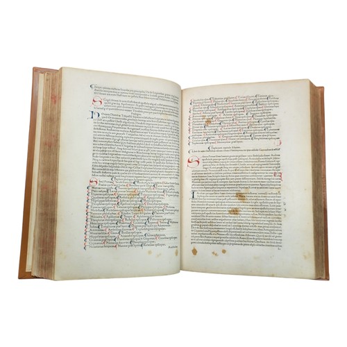 40 - HIERONYMUS, Eusebius (Saint, 345?-420).
Epistolae. With the tables of Theodorus v 1480 Lelius. Parma... 