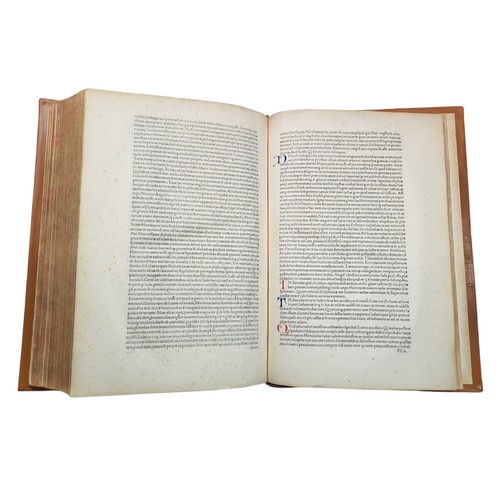 40 - HIERONYMUS, Eusebius (Saint, 345?-420).
Epistolae. With the tables of Theodorus v 1480 Lelius. Parma... 