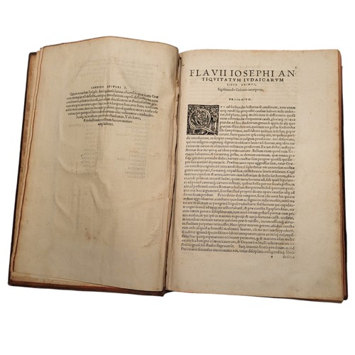 42 - Flavius Josephus
Flavii Josephi Antiquitatum Judaicarum libri XX
Basileae: Published by Froben, 1554... 