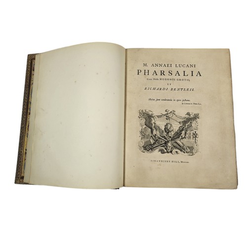 44 - Lucani , M. Annaei.

Pharsalia Cum notis Hugonis Grotii, et Richardi Bentleii.


[Twickenham Place] ... 