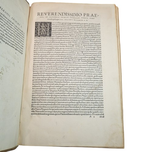 47 - PLINIUS SECUNDUS, Gaius. 
(Historia naturalis) ... historia mundi libri
XXXVIl. denuo ad vetustos co... 