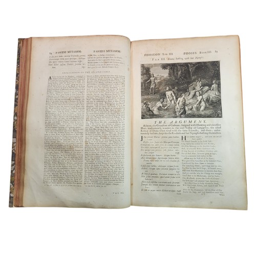 49 - Ovid.
Ovid's Metamorphoses, in Latin and English. 
Amsterdam: for Wetsteins and Smith, 1732.
[13], 2... 