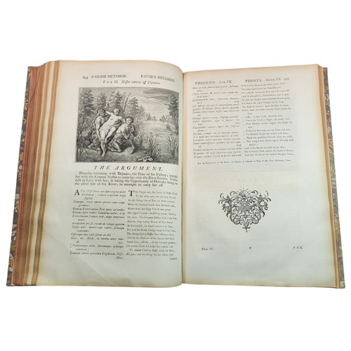 49 - Ovid.
Ovid's Metamorphoses, in Latin and English. 
Amsterdam: for Wetsteins and Smith, 1732.
[13], 2... 