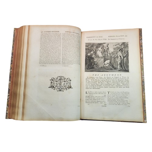 49 - Ovid.
Ovid's Metamorphoses, in Latin and English. 
Amsterdam: for Wetsteins and Smith, 1732.
[13], 2... 