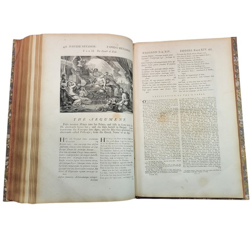 49 - Ovid.
Ovid's Metamorphoses, in Latin and English. 
Amsterdam: for Wetsteins and Smith, 1732.
[13], 2... 