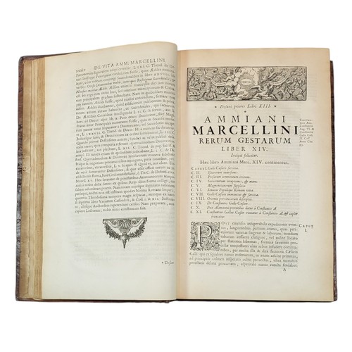 51 - Marcellinus (Ammianus). Ammiani Marcellini Rerum gestarum qui de XXXI. supersunt, libri XVIII. Ope M... 