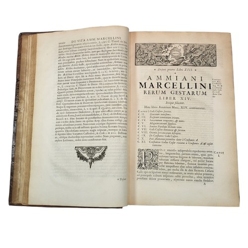 51 - Marcellinus (Ammianus). Ammiani Marcellini Rerum gestarum qui de XXXI. supersunt, libri XVIII. Ope M... 