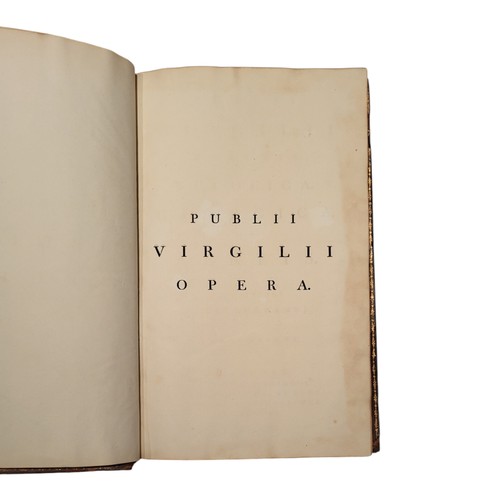 60 - Virgil
Publii Virgilii Maronis Bucolica, Georgica, et Aeneis. Ex editione Petri Burmanni.
Glasgow: A... 