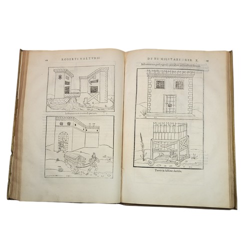 65 - Valturio, Roberto
De Re Militari. 
Paris: Christian Wechel, 1535. 
Exceptional compendium of the lat... 