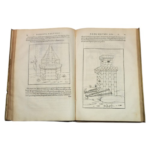 65 - Valturio, Roberto
De Re Militari. 
Paris: Christian Wechel, 1535. 
Exceptional compendium of the lat... 