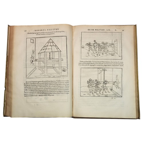 65 - Valturio, Roberto
De Re Militari. 
Paris: Christian Wechel, 1535. 
Exceptional compendium of the lat... 