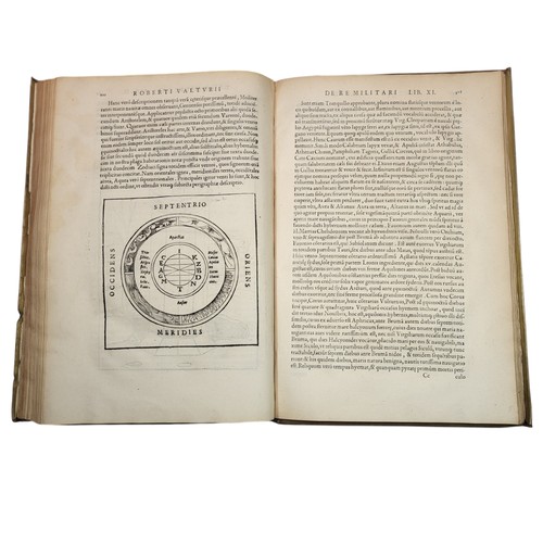 65 - Valturio, Roberto
De Re Militari. 
Paris: Christian Wechel, 1535. 
Exceptional compendium of the lat... 