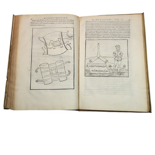 65 - Valturio, Roberto
De Re Militari. 
Paris: Christian Wechel, 1535. 
Exceptional compendium of the lat... 