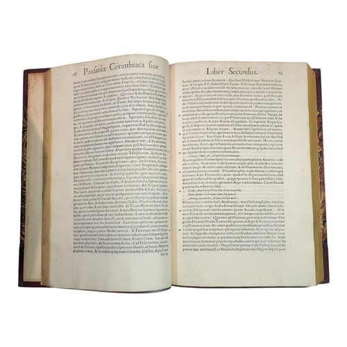 66 - Pausanias. 
Veteris Graeciae descriptio. Romulus Amasaeus vertit. 
Florentiae: L. Torrentinus ducali... 