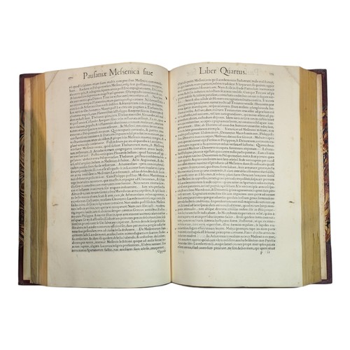 66 - Pausanias. 
Veteris Graeciae descriptio. Romulus Amasaeus vertit. 
Florentiae: L. Torrentinus ducali... 