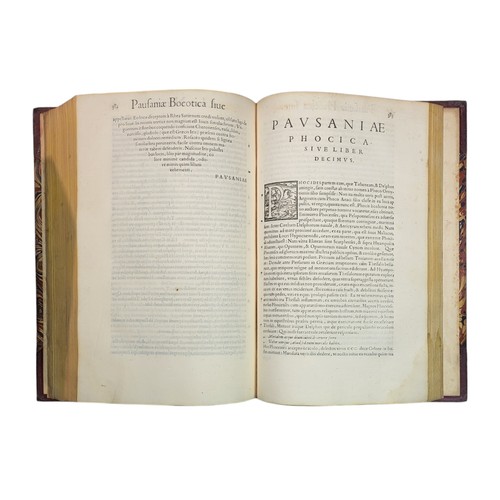 66 - Pausanias. 
Veteris Graeciae descriptio. Romulus Amasaeus vertit. 
Florentiae: L. Torrentinus ducali... 