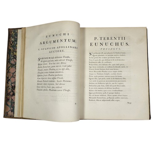 71 - Terentius Afer, Publius
Comoediae. 
Birmingham: Johannis Baskerville, 1772. 
First Baskerville editi... 